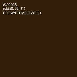 #32200B - Brown Tumbleweed Color Image